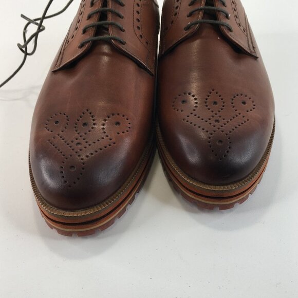 Moral Code The Mayson Brown Leather Oxford Shoes Size 8.5M  NEW main image 9